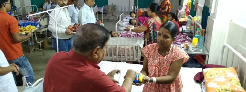 Distribution of Fruits among the patients of Red Cross Hospital in the occasion of Red Cross Day
