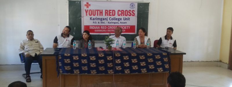 Inauguration Programme of Youth Red Cross Unit at Karimganj College .